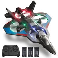 VELORICA Mini Drone,Foam Remote Control Airplanes with 3 Batteries,360° Flip Easy to Fly,RC Airplane Toy for Boys and Girls Ages 8-16, Gift 