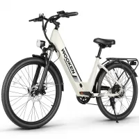 WOOKEN Step-Thru Urban Commuter Electric Bike, Warm White