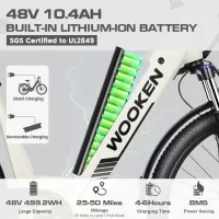 Electric-Bicycles-WOOKEN-Step-Thru-Urban-Commuter-Electric-Bike-Warm-White-4