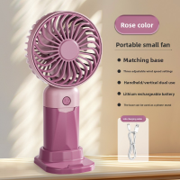 Fans-and-Accessories-Handheld-desktop-fan-cute-cartoon-mini-portable-small-USB-fan-Summer-Pink-2