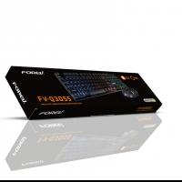 Silent Mechanical Keyboard Mouse Set | 104 Keys Wired RGB Backlit for Home Office Gamers