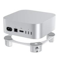 VELORICA Aluminum Stand for Mac mini M4 and M4 Pro, Cooling Desktop Holder Mount, Convenient Access to Power Button, Durable and Sturdy Design