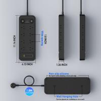 Powerboards-and-Adapters-22-in-1-PowerBoard-16-AC-Outlets-Power-Strip-with-1-USB-A-5-USB-C-Ports-2-Master-Switches-1-8M-Surge-Protected-Extension-Lead-for-Home-Office-Black-5