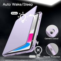 iPad-Accessories-Rotating-Case-for-iPad-A16-11th-10th-Generation-2025-2022-with-Pencil-Holder-360-Degree-Rotation-Protective-Stand-Cover-Clear-Back-Purple-7