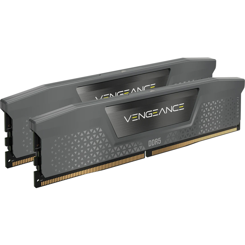 Corsair 32GB (2x16GB) CMK32GX5M2B6000Z38 Vengeance CL38 6000MHz DDR5 RAM - Grey