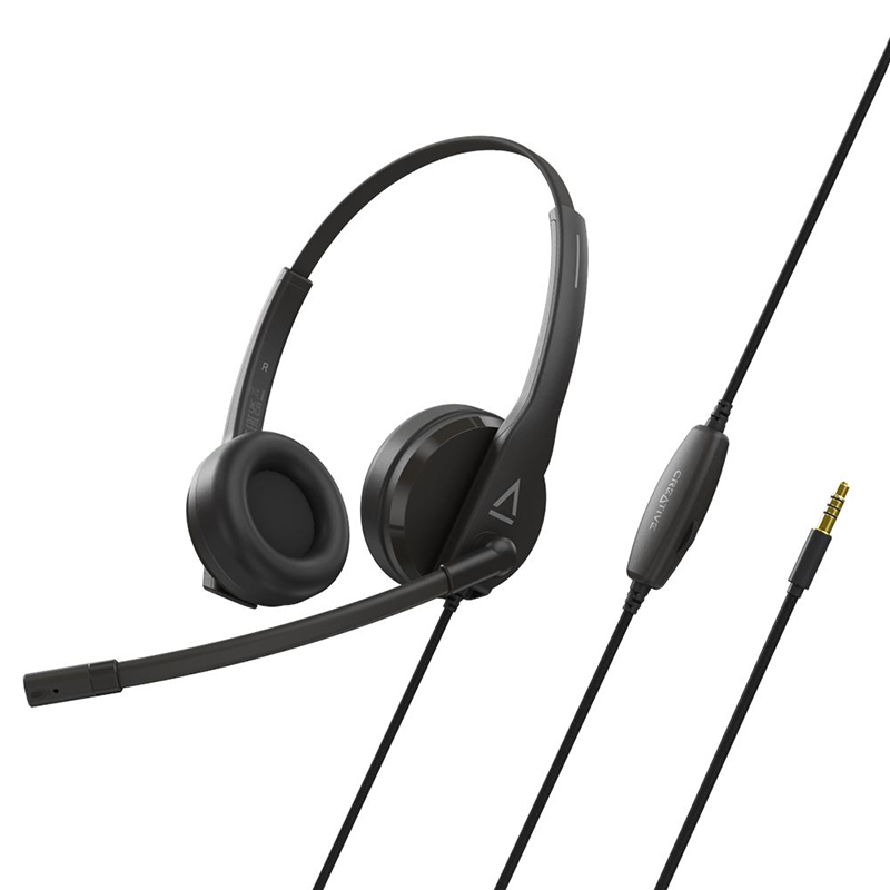 Creative USB and 3.5 mm AUX Connectivity Headset (51EF1110AA000)