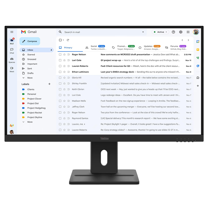 Lenovo ThinkVision E27-40 27in FHD 100Hz IPS Monitor (64BCMAR4AU)