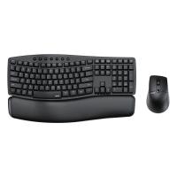 Fantech Aera Wireless Ergonomic Keyboard and Mouse Combo (KBFTWKM71BK)