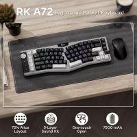 Keyboards-RK-ROYAL-KLUDGE-A72-Alice-Ergonomic-Wireless-Mechanical-Keyboard-w-Knob-Macro-Keys-Touchable-Nameplate-Tri-Mode-68-72-Key-Gasket-Keyboard-BT-2-4G-US-9
