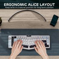 Keyboards-RK-ROYAL-KLUDGE-A72-Alice-Ergonomic-Wireless-Mechanical-Keyboard-w-Knob-Macro-Keys-Touchable-Nameplate-Tri-Mode-68-Gasket-Beige-Switch-Sky-Blue-7