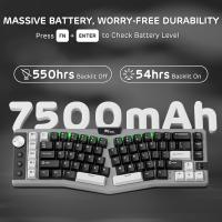 Keyboards-RK-ROYAL-KLUDGE-A72-Alice-Ergonomic-Wireless-Tri-Mode-68-Gasket-Mechanical-Keyboard-w-Knob-Macro-Keys-Touchable-Nameplate-Beige-Switch-Cloudy-9