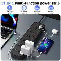 Powerboards-and-Adapters-VELORICA-PowerBoard-Individual-Switches-1-8M-Extension-Cord-Power-Strip-with-5-AC-Outlets-6-USB-A-C-Fast-Charging-Protector-for-Home-Office-Dorm-Black-23