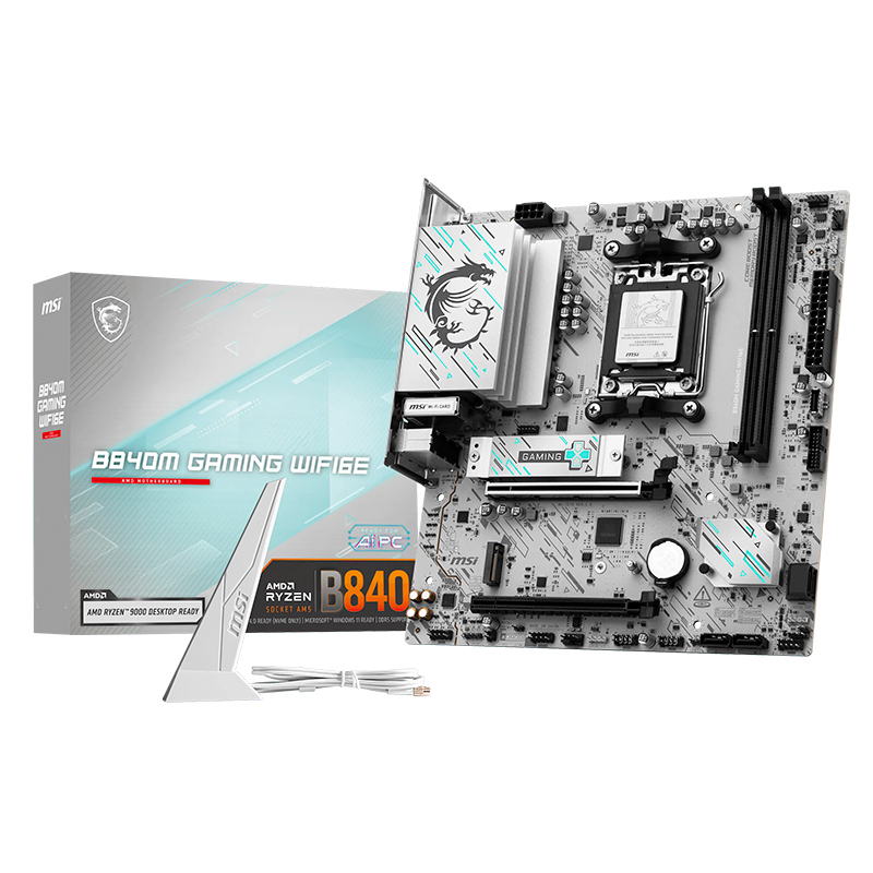 MSI B840M GAMING WIFI6E AM5 mATX Motherboard (B840M GAMING WIFI6E)