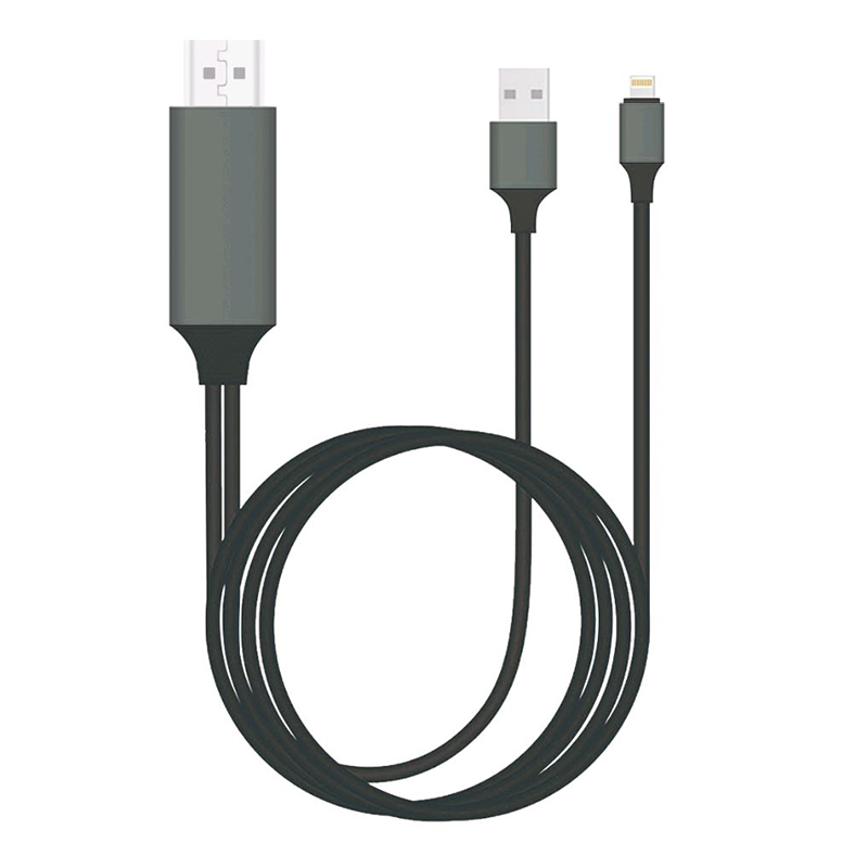 8Ware HDMI to Lightning Cable for iPhone and iPad - 2m (GEN-CABLIGHTNINGTV-2)