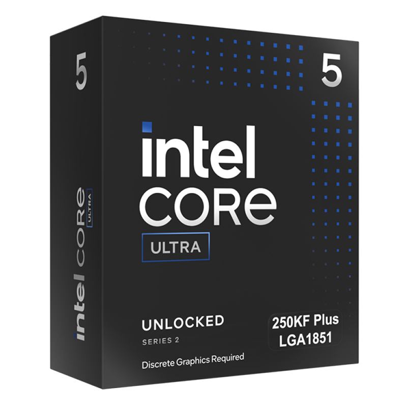 Intel Core Ultra 5 250KF Plus LGA 1851 5.30Ghz CPU Processor (BX80768250KF)