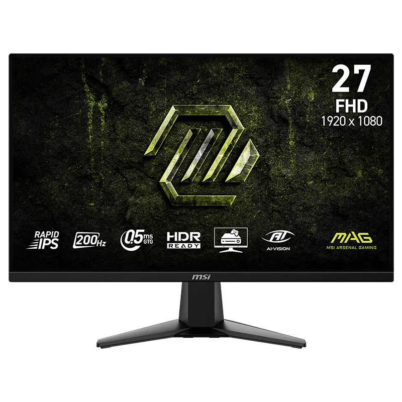 MSI MAG 27in FHD Rapid IPS 200Hz Adaptive-Sync Gaming Monitor (MAG 275F E20)