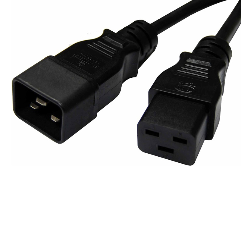 8Ware Lead 15A IEC-C19 to IEC-C20 Power Extension Cable Male to Female - 5m (RC-3084-050)