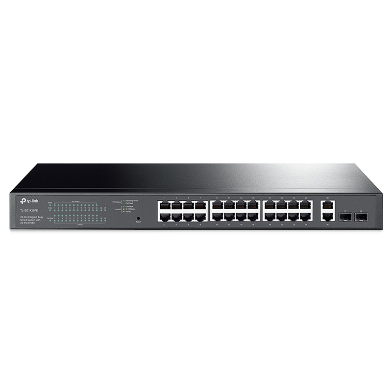 TP-Link 28 Port Gigabit PoE Switch - UN/3.4 (TL-SG1428PE)
