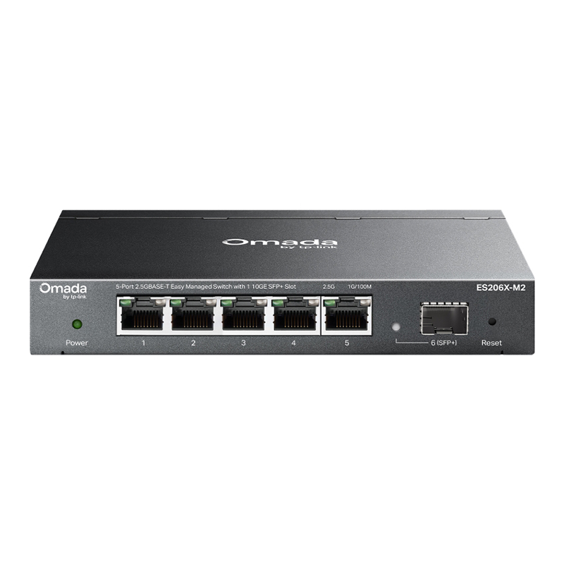 TP-Link Omada 8 Port Easy Managed Switch with 2 10GE SFP+ Slots (ES206X-M2)