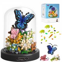 Building-Toys-Blocks-Butterfly-Flower-Bouquet-Building-Kit-for-Adults-Animals-Flowers-Botanical-Collection-Mini-Building-Blocks-Set-Valentine-s-Day-for-Her-Mom-Women-Wif-1