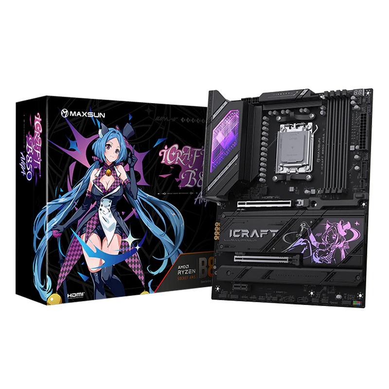MAXSUN iCraft B850AIGA AM5 ATX Motherboard (MS-iCraft-B850-AIGA)