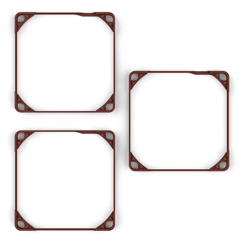 NA-SAVG2 140mm Anti-Vibration Gaskets - Brown - Set of 3 (NA-SAVG2)