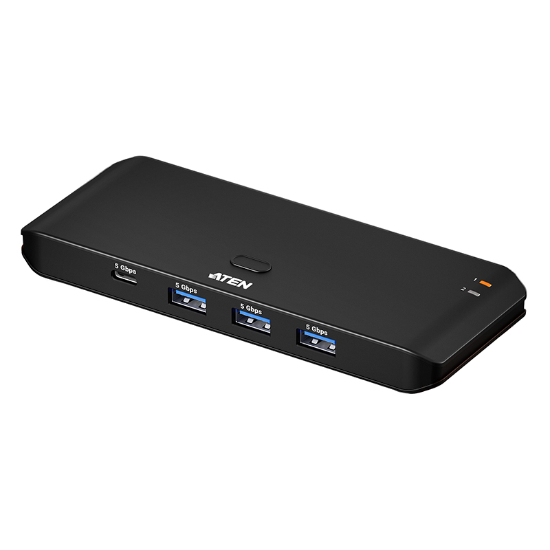 Aten US5324 Essentials 2x4 USB 3.2 Gen 1 Host Type: A+C Sharing Switch (US5324-AT)