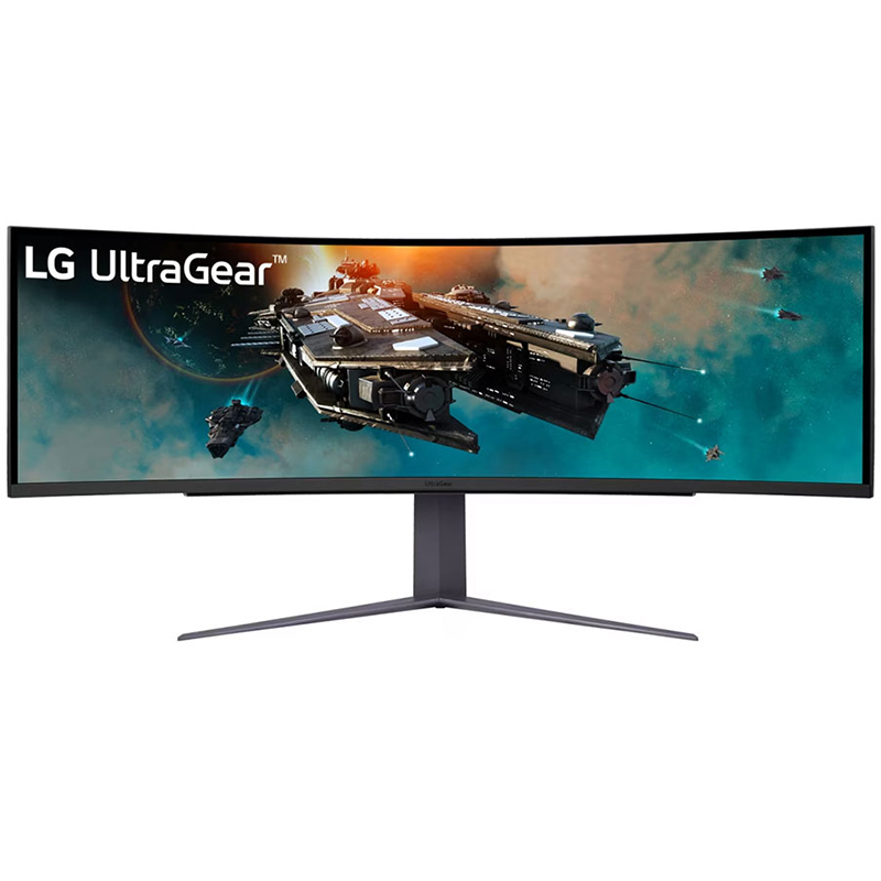 LG UltraGear 49in Dual QHD 240Hz VA Curved Gaming Monitor (49GR85DC-B)