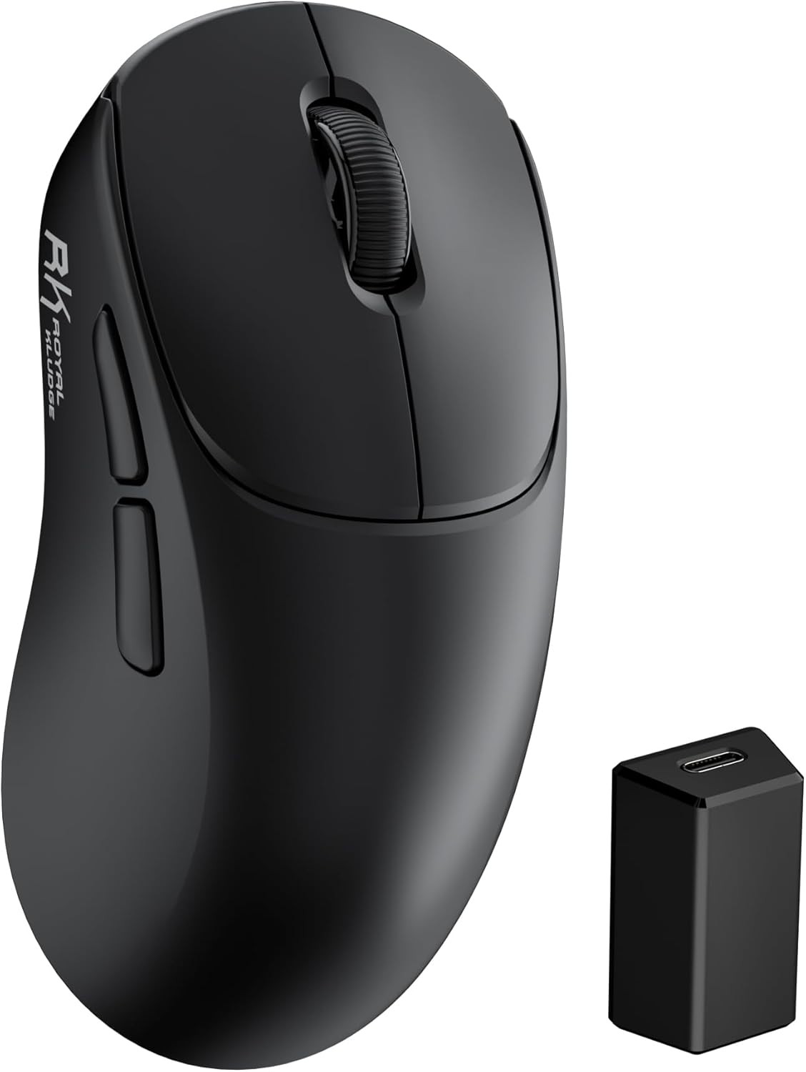 RK ROYAL KLUDGE MG5 8K Wireless Gaming Mouse, 42K DPI PAW3950 Sensor, 56g Lightweight Ergonomic Mouse, Dual 8000Hz Polling Rate, Black