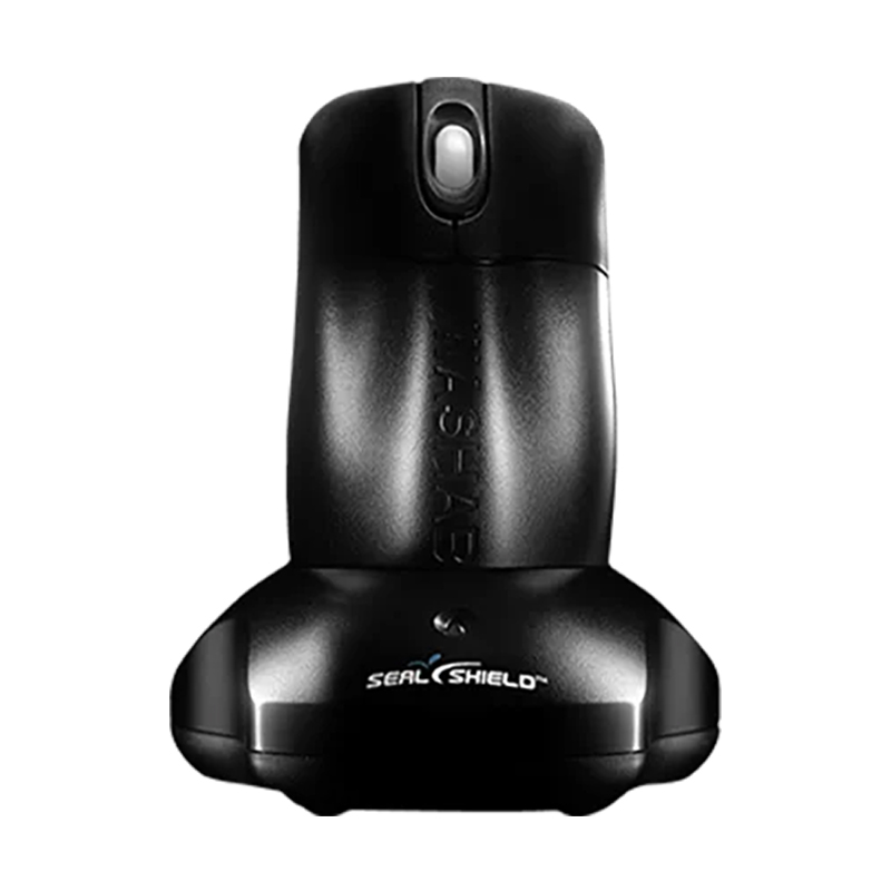 Seal Shield Seal Storm Waterproof Wireless Optical Mouse with Charging Base - Black (STM042WE)