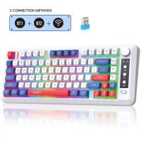 Gaming-Keyboards-Three-mode-Bluetooth-wireless-game-keyboard-81-key-luminous-rechargeable-office-keyboard-4