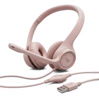 Logitech H390 USB Headset - Rose (981-001282)