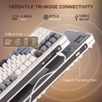 Keyboards-RK-ROYAL-KLUDGE-L98-Wireless-Mechanical-Keyboard-w-Left-Handed-Southpaw-Design-Numpad-Hot-Swappable-Knob-Tri-Mode-95-Keyboard-Sandalwood-Brown-3
