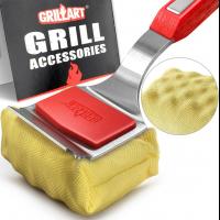 Outdoor-Tools-GRILLART-Grill-Brush-Bristle-Free-SteamWizards-BBQ-Replaceable-Cleaning-Head-Unique-Seamless-Fit-Scraper-Tool-for-Cast-Iron-Stainless-Steel-Grates-10