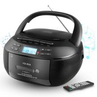 TV-Accessories-CD-Player-Boombox-with-Cassette-Player-Bluetooth-CD-Boombox-AM-FM-Radio-Stereo-Sound-CD-and-Cassette-Player-Combo-Tape-Recording-USB-Drive-AUX-10