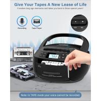 TV-Accessories-CD-Player-Boombox-with-Cassette-Player-Bluetooth-CD-Boombox-AM-FM-Radio-Stereo-Sound-CD-and-Cassette-Player-Combo-Tape-Recording-USB-Drive-AUX-13