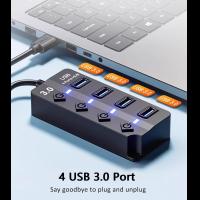USB-Hubs-USB-Hub-3-0-4-Port-High-Speed-Splitter-1-2m-USB-Expansion-Hub-for-Laptop-Desktop-PC-Black-3