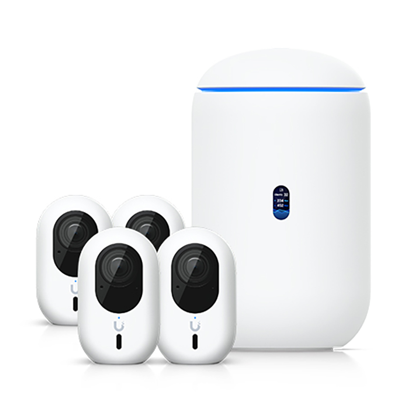 Ubiquiti Advanced Home Surveillance Bundle - 4 Instant Cameras Pack (UDR7-G6-INS-4)