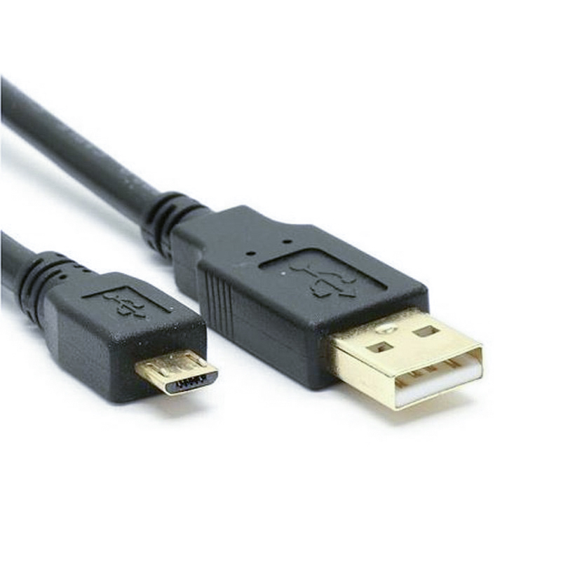 8Ware USB 2.0 Cable A Male to Micro-USB B Male - Black 2m (UC-2002AUB)