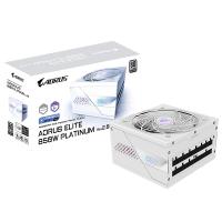 Gigabyte AORUS ELITE 850W 80+ Platinum Modular PCIe 5.1 ATX 3.1 Power Supply - Ice Edition - Rev 2.0 (GP-AE850PM PG5 ICE V2)