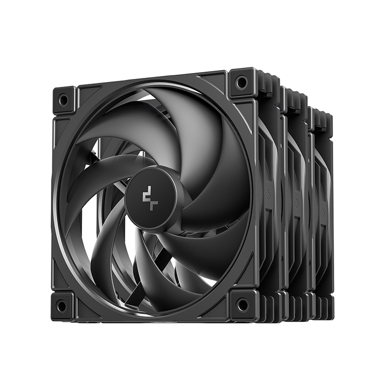 DeepCool FD12 V2 3-in-1 4-Pin PWM Semi Integral Fan (R-FD12V2-BKNPN3-G)