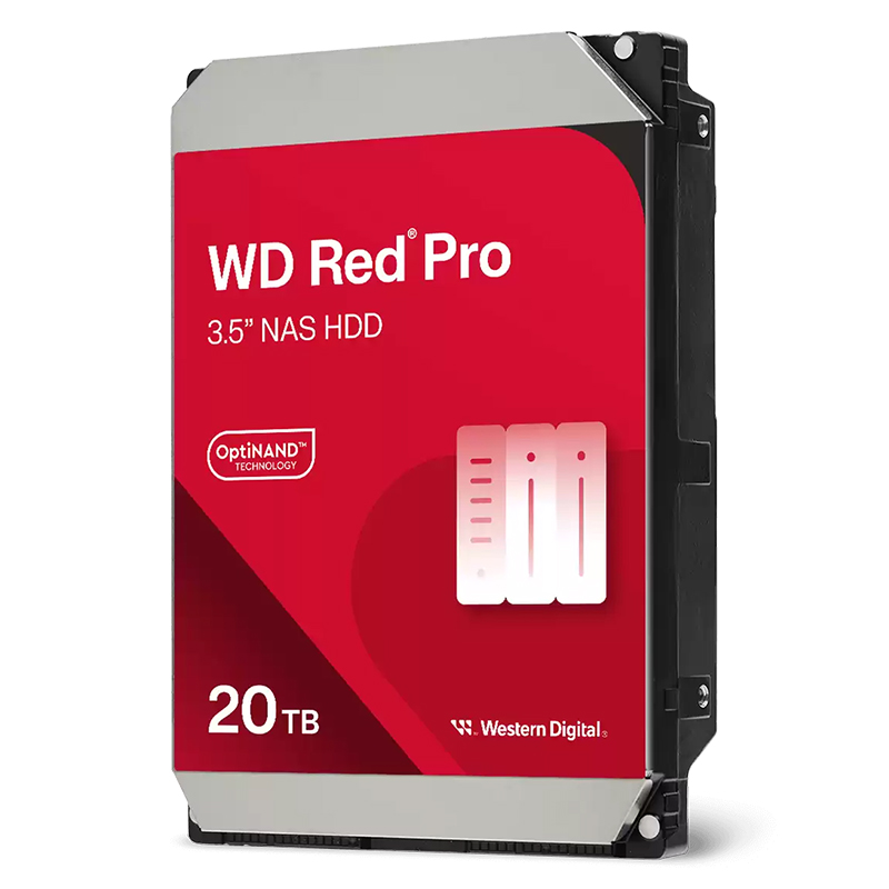 Western Digital 20TB Red Pro 3.5in SATA 7200 Hard Drive (WD202KFGX)