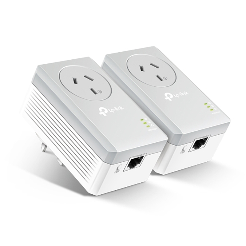 TP-Link AV600 Powerline Adapter with AC Pass Through Starter Kit - AU/5.40 (TL-PA4010P KIT AU/5.40)