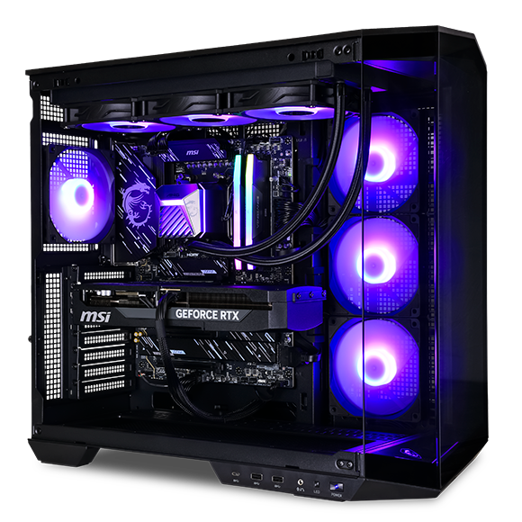 G9 Ryzen 7 9800X3D GeForce RTX 5080 Gaming PC - Powered by MSI 61161