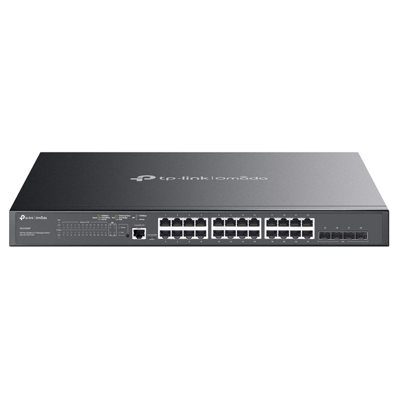 TP-Link JetStream V2 28 Port Gigabit L2+ Managed Switch - UN/6.30 (TL-SG3428MP UN/6.30)