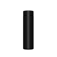 500ML Black Stainless Steel Smart Temp Display Thermos, Outdoor Portable Travel Insulated Cup
