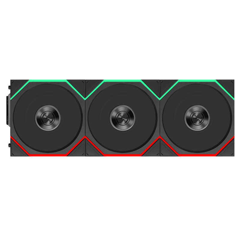 Lian Li Uni Fan TL Flex 2.4GHz Wireless 120mm ARGB Fan 3 Pack - Black (12TL1F3B)