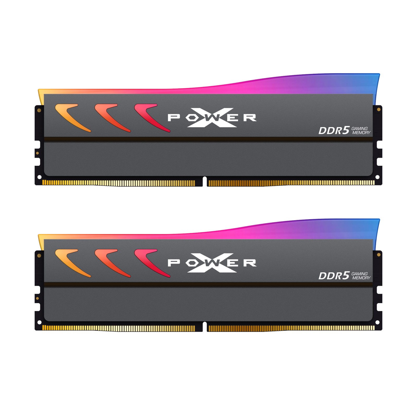 SP Silicon Power XPOWER STORM RGB DDR5 64GB(2x32GB)CL38 6000MT/s Gaming Memory Supports Intel XMP/AMD EXPO UDIMM Desktop PC Computer RAM Memory, Gray 
