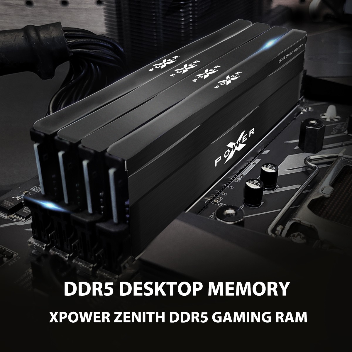 Silicon Power XPOWER Zenith 32GB (2x16GB) CL36 DDR5 6000MT/s Gaming Memory Supports Intel XMP/AMD EXPO UDIMM, Black - SP032GXLWU60FFDE