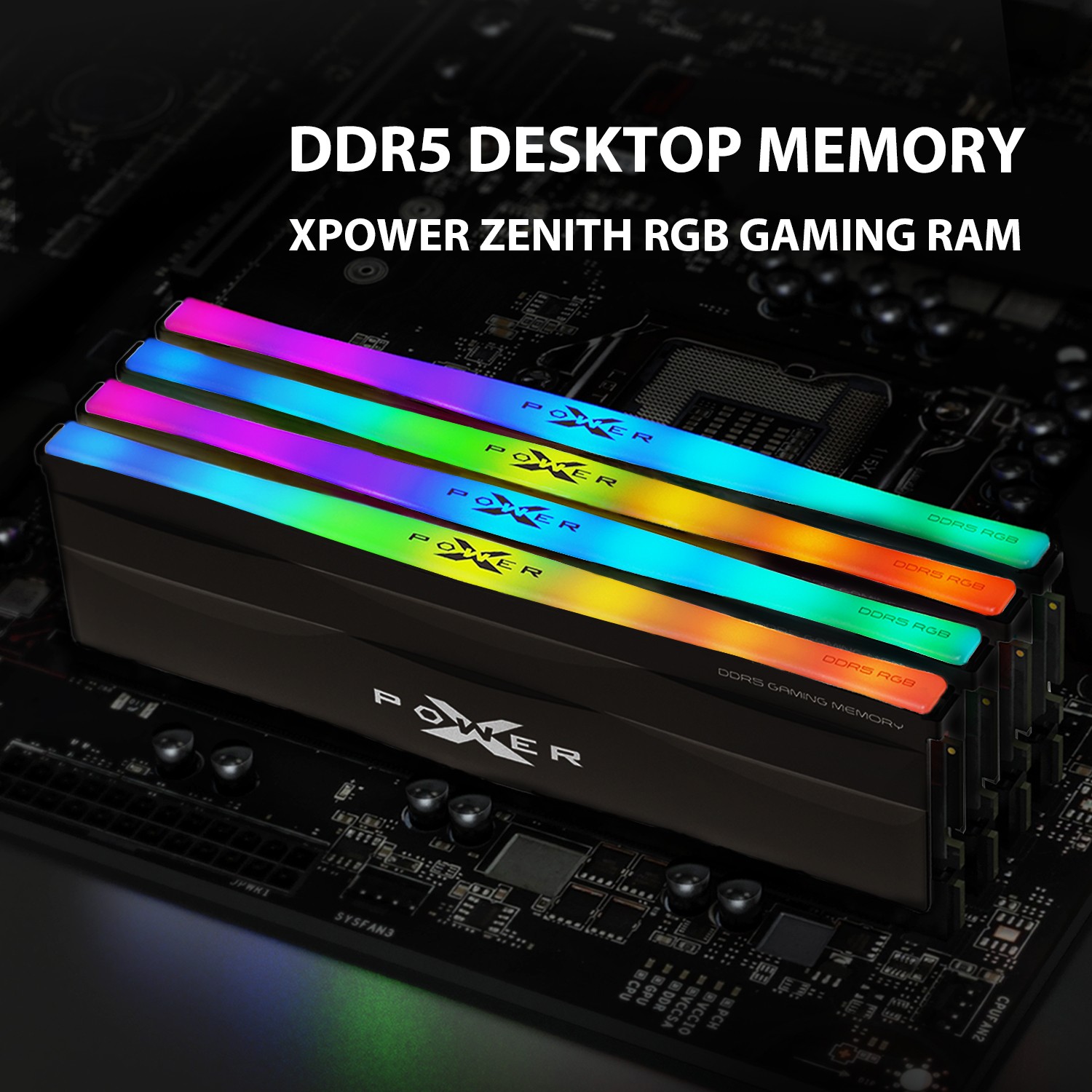 Silicon Power XPOWER Zenith 32GB (2x16GB) CL36 RGB DDR5 6000MT/s Gaming Memory Supports Intel XMP/AMD EXPO UDIMM Desktop PC Computer RAM Memory, Black